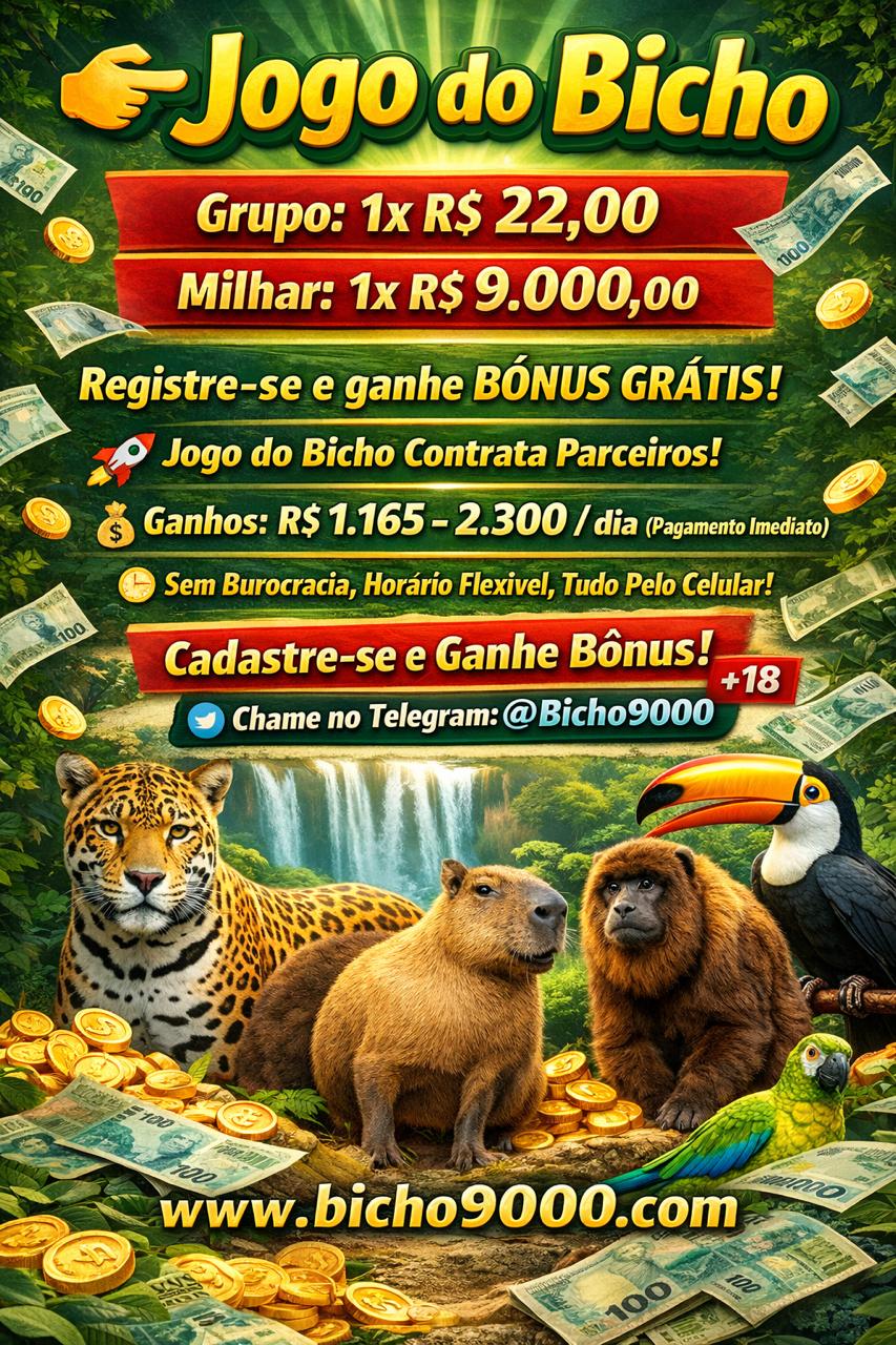 Jogo do Bicho - Cadastre-se e ganhe bónus grátis